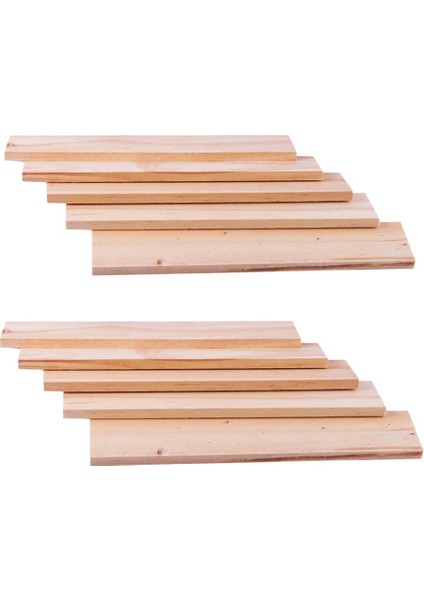 10PCS 250X50X8MM Balsa Ahşap Şeritler Çam Ahşap Çubuklar Diy Zanaat Aletleri(Yurt Dışından)