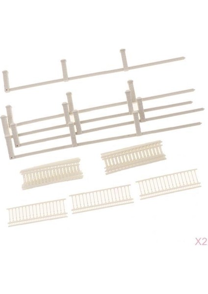 2 x Bahçe Süs Minyatür Plastik El Sanatları Torsu Potları Peri Dollhouse H