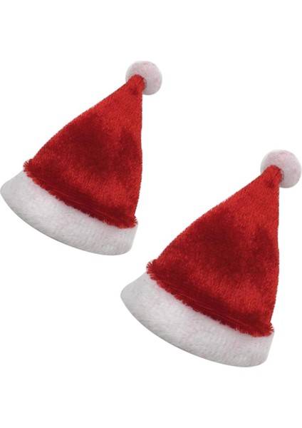 2x 1/6 12 Inçlik Aksiyon Figürü Vücut Aksesuarı Için Noel Şapkası Noel Baba