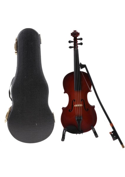 1/6 Aksiyon Figürleri 12 Inç Bebek Aksesuarları Ahşap Gitar + Keman Müzikal Ev Dekorasyonları fiyatları