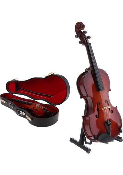 1/6 Aksiyon Figürleri 12 Inç Bebek Aksesuarları Ahşap Gitar + Keman Müzikal Ev Dekorasyonları modelleri