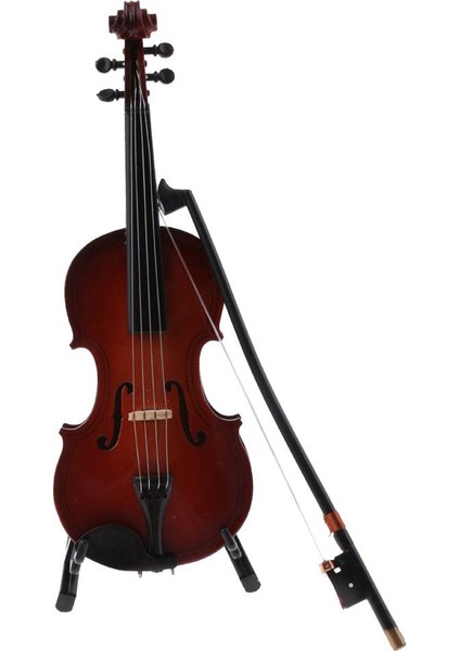1/6 Aksiyon Figürleri 12 Inç Bebek Aksesuarları Ahşap Gitar + Keman Müzikal Ev Dekorasyonları indirimleri
