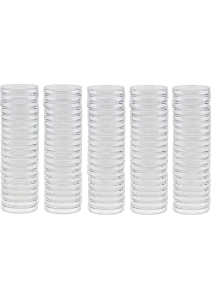 200PCS 30MM Plastik Para Konteyner Yuvarlak Para Kılıf Kapsülleri Kutu Tutucuları