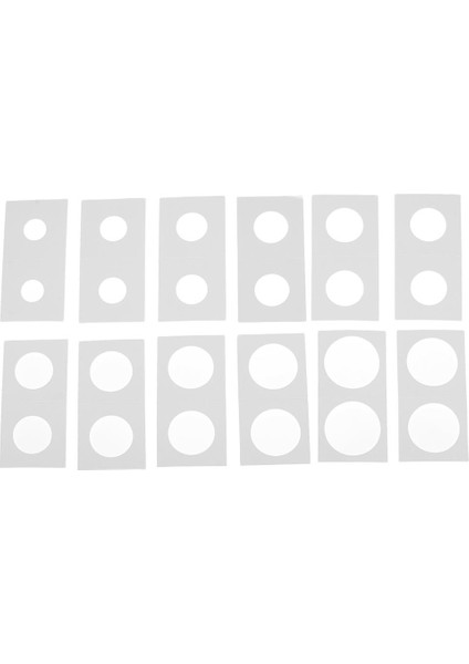 Toplayıcı Için 100X Karton Mylar Madeni Para Koleksiyonu 17.5/20.5mm Beyaz indirimleri