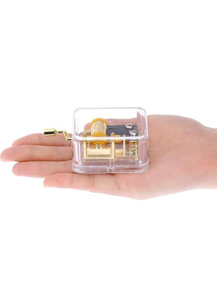 Mini Müzik Kutusu Dıy Mekanik El Krank El Sanatları Hediye Aşk Hikayesi + Kürk Elise indirimleri