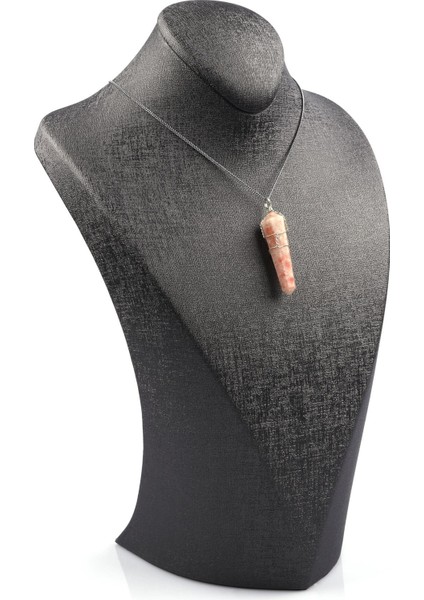 Güneş Taşı Doğal Taş Tel Sarmalı Kolye fiyatları