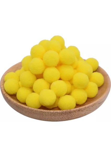 Peluş Ponpon 2 cm 50 Adet