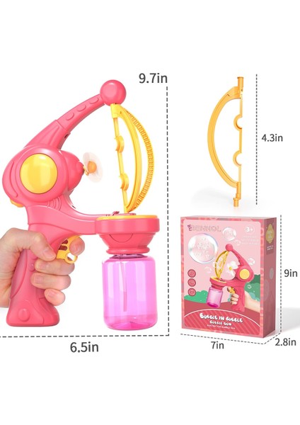 Otomatik Baloncuk Makinesi - Pembe (Yurt Dışından)