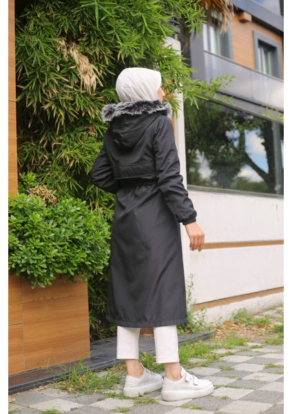 Siyah Içi Kürklü ve Su Geçirmez Kadın Kışlık Mont & Kaban indirimleri