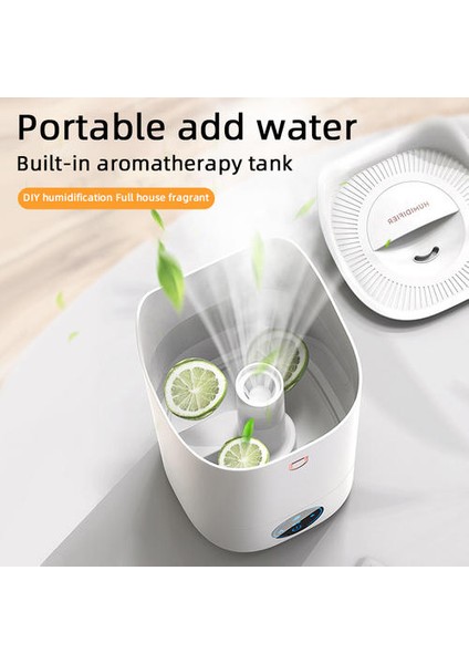 4000 ml Ev Hava Nemlendirici Çift Meme Serin Sis Aroma Difüzör Renkli LED Işık ile Ağır Sis Ultrasonik Humidificador | Nemlendiriciler (Yurt Dışından) fırsatları