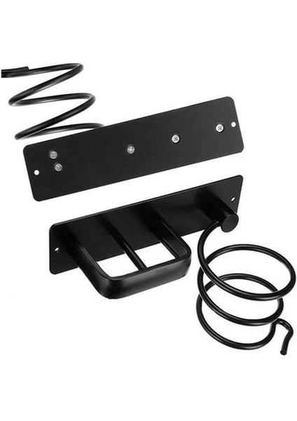 Kurutucu Tutucu Saç Düzleştirici Raf Duvara Monte Saç Kurutma Makinesi Raf Saklama Raf ile Spiral Tasarım Alüminyum Alaşım Saç Kurutma Makinesi Tutun | Banyo Rafları (Yurt Dışından) fırsatları