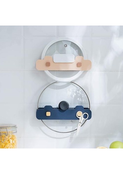 Duvara Monte Mutfak Raf Pot Kapak Raf Bıçak Tutucu Mutfak Tencere Organizatör Çubukları Banyo Mutfak Için Depolama Tutucu | Duvara Monte Mutfak Rafları (Pembe) (Yurt Dışından) indirimleri