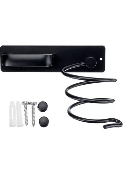 Duvara Monte Saç Kurutma Makinesi Depolama Raf Tutucu Banyo Organizatör Alüminyum Alaşım Saç Blower Raf Duvar Raf Banyo Aksesuarları | Banyo Rafları (Yurt Dışından)