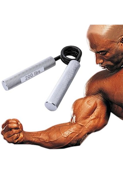 Üst 200LBS Fitness Ağır Sapları Bilek Rehabilitasyon Geliştirici El Kavrama Kas Gücü Eğitim Cihazı Klasman Genişletici | El Sapları (Şerit) (Yurt Dışından)