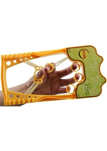 Parmak Egzersiz El Rehabilitasyon Eğitmen Parmak Ekipmanları Yaşlı Hemipleji Parmak Gücü Çocuk Kavrama Top Parmak Eğitmen | El Sapları (Sarı) (Yurt Dışından)
