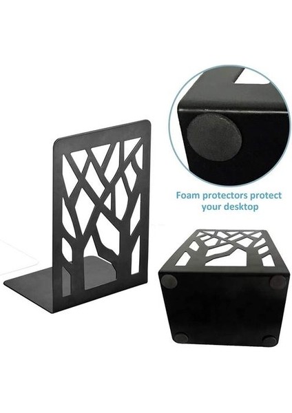 2 Adet Metal Kitaplar Için Bookends Kitap Bookends, Raflar Için Bookends, Bookend Ofis Masası, Bookend Destekleri, Kitap Raf Tutucu | (Yurt Dışından)