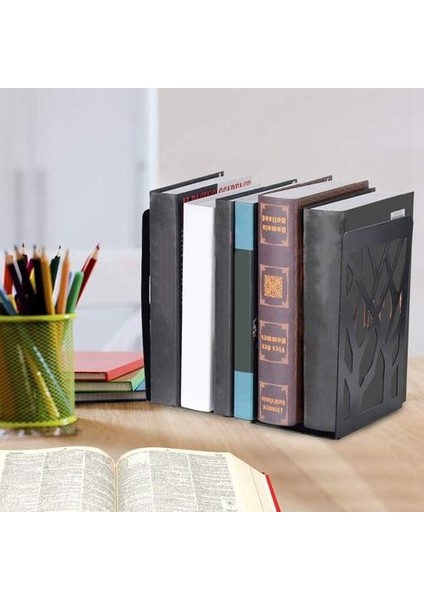 2 Adet Metal Kitaplar Için Bookends Kitap Bookends, Raflar Için Bookends, Bookend Ofis Masası, Bookend Destekleri, Kitap Raf Tutucu | (Yurt Dışından)