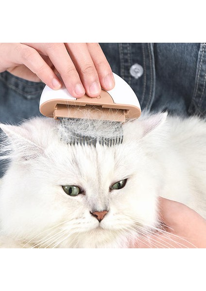 2-In-1 Kedi Tarak Köpek Bakım Fırçası Epilasyon Tapınma Temizleme Masaj Tarakları En Iyi Pet Saç Fırçaları (Haki) (Yurt Dışından) fırsatları