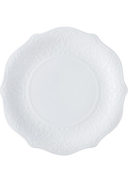 Antika Kabartmalı Dantel Seramik Çanak Salatası Biftek Yemek Tabağı Saf Beyaz Düz Tepsi Nordic Yemek Masa Eşyaları Plaka | Yemekler ve tabaklar (Yurt Dışından)