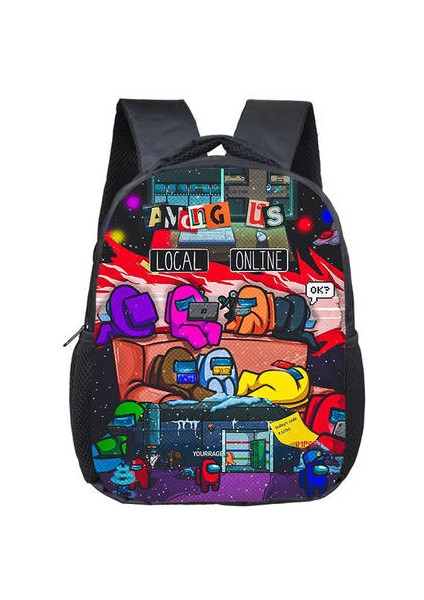 (02) Abd Spaceman Sırt Çantası Schoolbag Seyahat Çantası (Yurt Dışından)