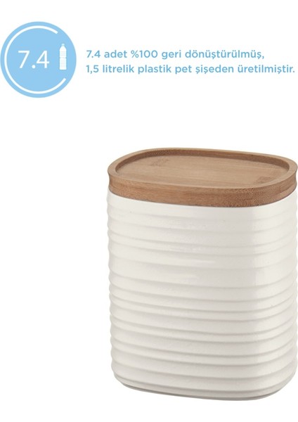 Tierra Saklama Kabı L Süt Beyaz