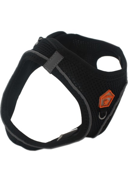 Siyah Air-Mesh Göğüs Tasması Kedi Köpek Göğüs Tasması 3xs