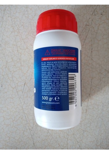 Lavabo Açıcı Sıvı 500 ml