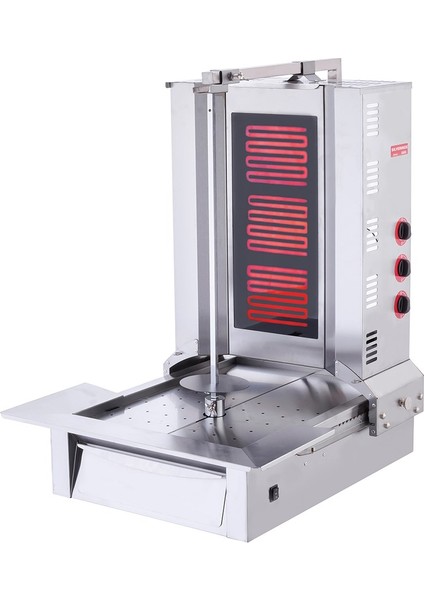 Silverinox Elektrikli 3 Radyanlı Alttan Motorlu Döner Ocağı fiyatları