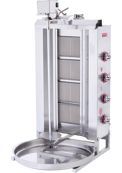 Silverinox Doğalgazlı 4 Radyanlı Üstten Motorlu Döner Ocağı fiyatları