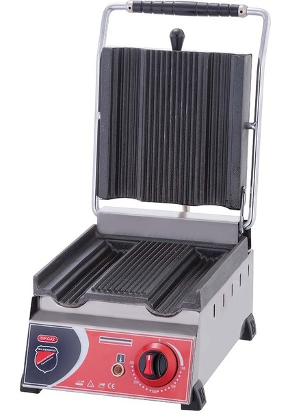 Silverinox Elektrikli Döküm 2 Li Dürüm Tost Makinesi