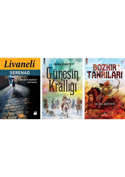 Serenad - Güneşin Krallığı - Bozkır Tanrıları (3 Kitap Set)