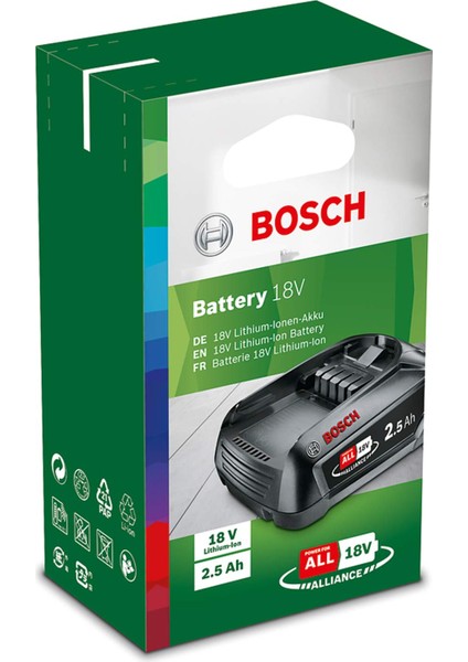 Akü Paketi Pba 18V 2,5 Ah W-B