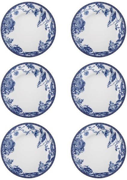 Blue Blanc 6 Parça Çukur Tabak