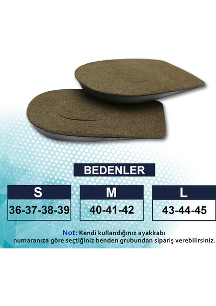 Black Deer Heelspur (Epin Topukluk) Haki Topuk Dikeni Tabanlık