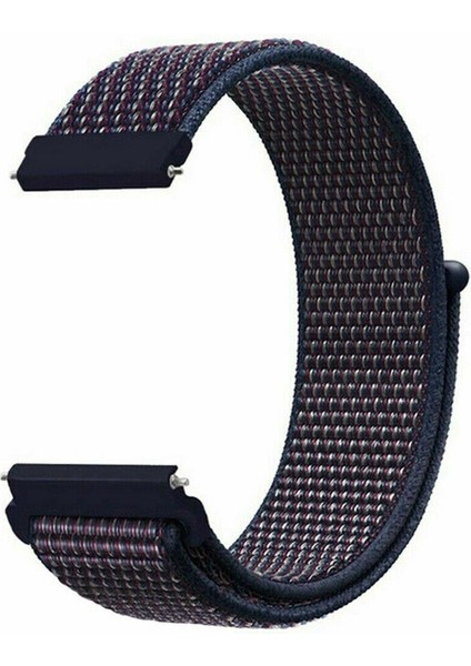Huawei Watch Gt Uyumlu Dokuma Kordon Indigo