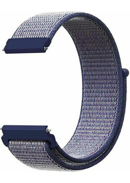 Fossil Q 1 Gen Uyumlu Dokuma Kordon Midnight Blue Gece Mavi