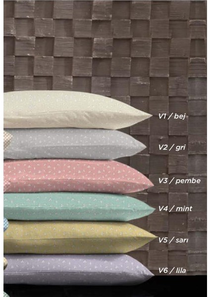 Bazaar Leva Çift Kişilik Fitted Çarşaf Seti - Mint