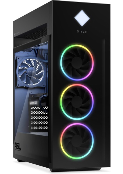 Omen 45L GT22-0017NT Amd Ryzen 7-5800X 8gb Rtx 3070 32GB 3733MHZ Rgb Ram 2tb M2 SSD Freedos Masaüstü Bilgisayar 6M458EA
