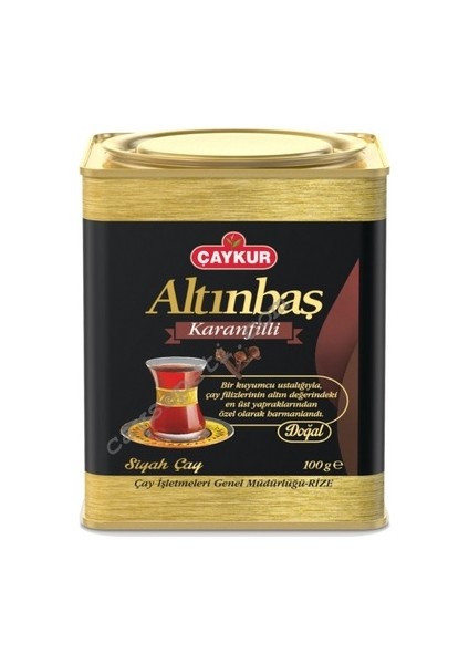 Ayder Tomurcuk ve Altınbaş 100 gr Teneke Kutu Çaylar 100 gr x 5