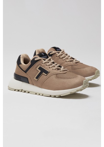 Unisex Bej Kaymaz Eva Taban Süet Sneaker fiyatları