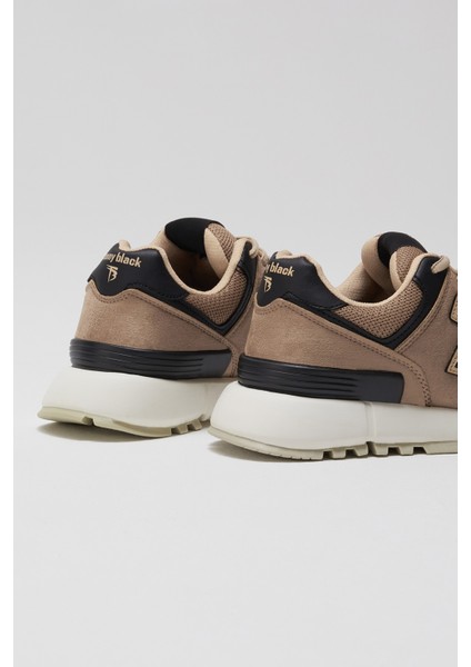 Unisex Bej Kaymaz Eva Taban Süet Sneaker modelleri