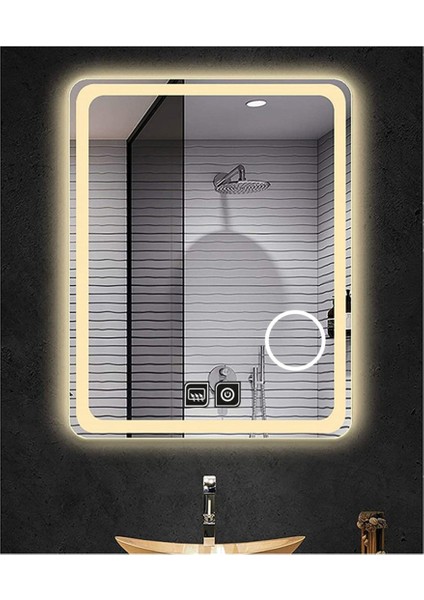 80x120 Cm Buğu Yapmayan Makyaj Aynalı Dokunmatik Günışığı Ledli Dikdörtgen Banyo Aynası fiyatları