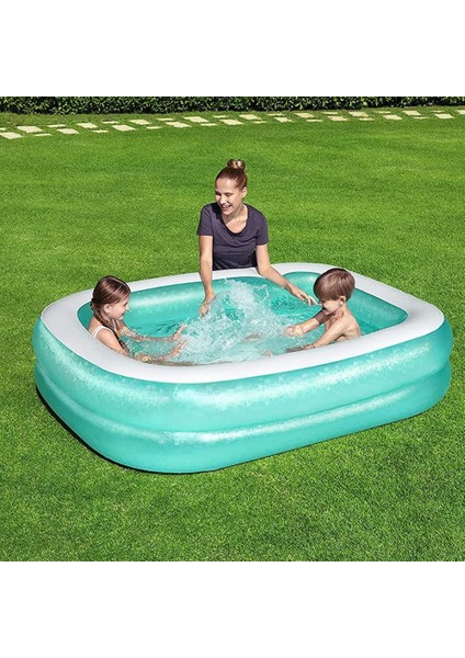 Bestway Bestway Büyük Dikdörtgen Aile Havuzu 201X150X51CM