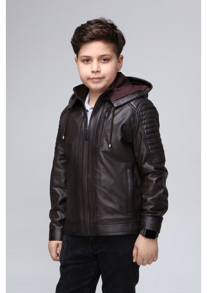 Erkek Çocuk Kapüşonlu Mont