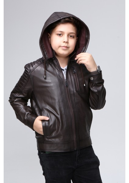 Erkek Çocuk Kapüşonlu Mont modelleri