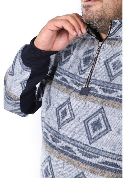 Sweatshirt Oduncu Polo Yaka Fermuarlı 22220-LACIVERT fiyatları