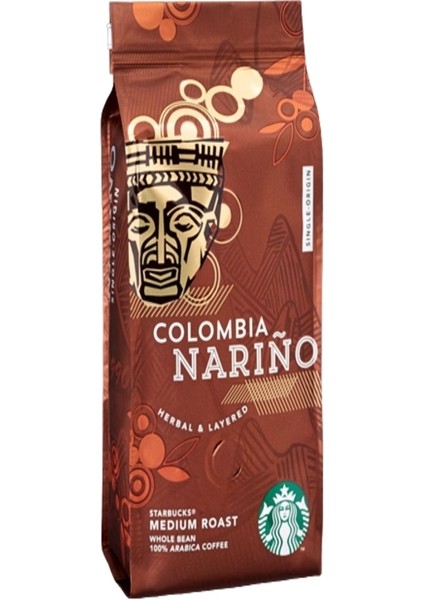 Colombia Nariño 250 gr Çekirdek Kahve