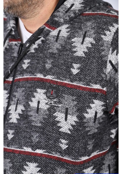 Oduncu Kapüşonlu Sweatshirt Original 22221-SIYAH