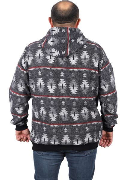Oduncu Kapüşonlu Sweatshirt Original 22221-SIYAH