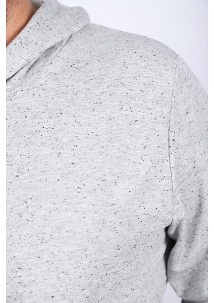 Büyük Beden Basic Kapüşonlu Sweat 22705-GRI modelleri